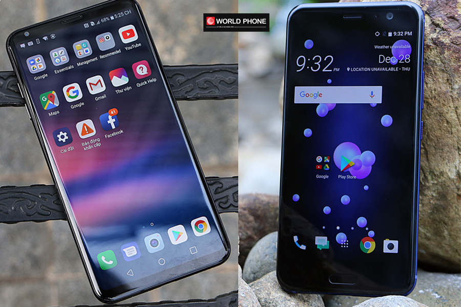 Cả hai sở hữu thông số màn hình ấn tượng của Flagship smartphone. 
