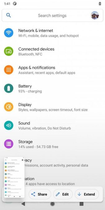 Android 11 - Chụp màn hình nội dung dài