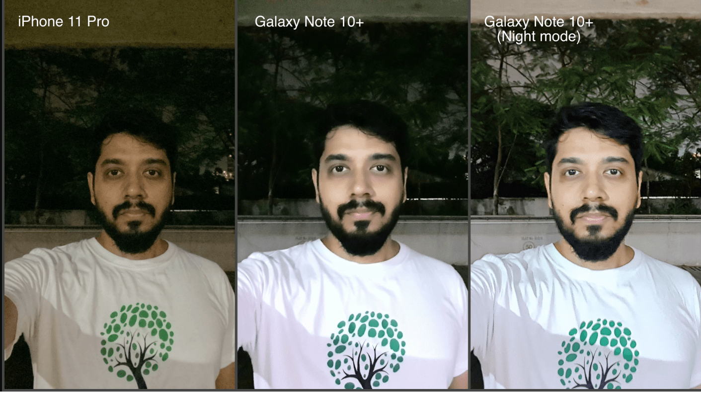 Camera iPhone 11 Pro vs Samsung Galaxy Note 10+: Selfies ngược sáng