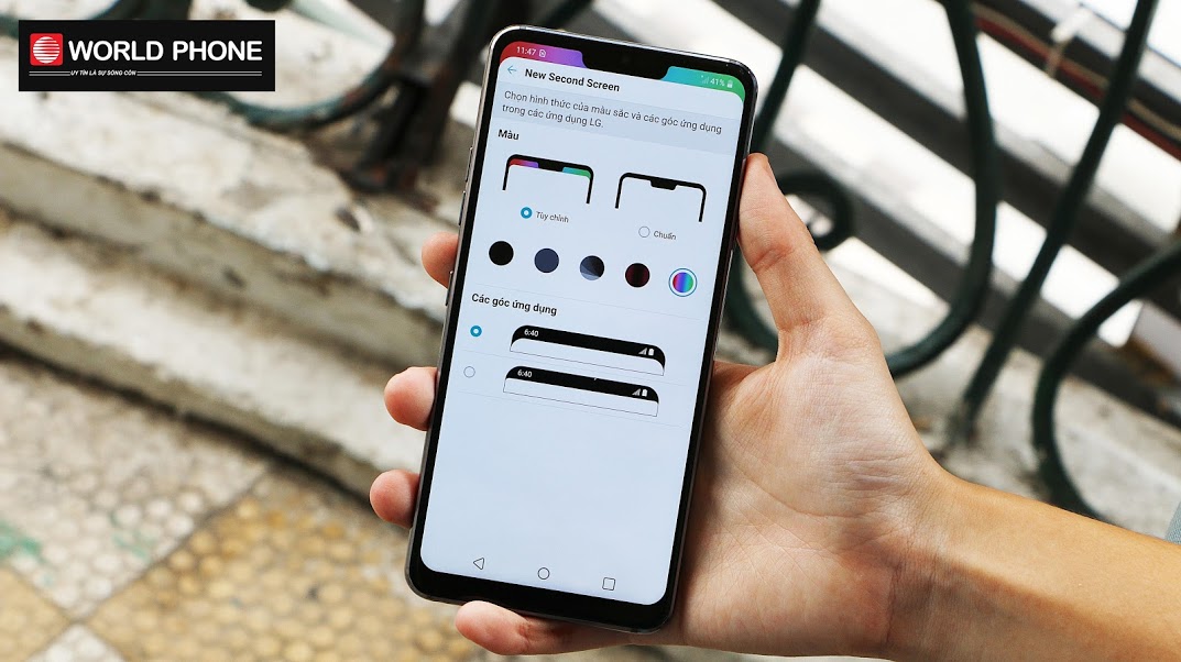 Tùy biến notch chỉ xuất hiện trên LG G7 ThinQ