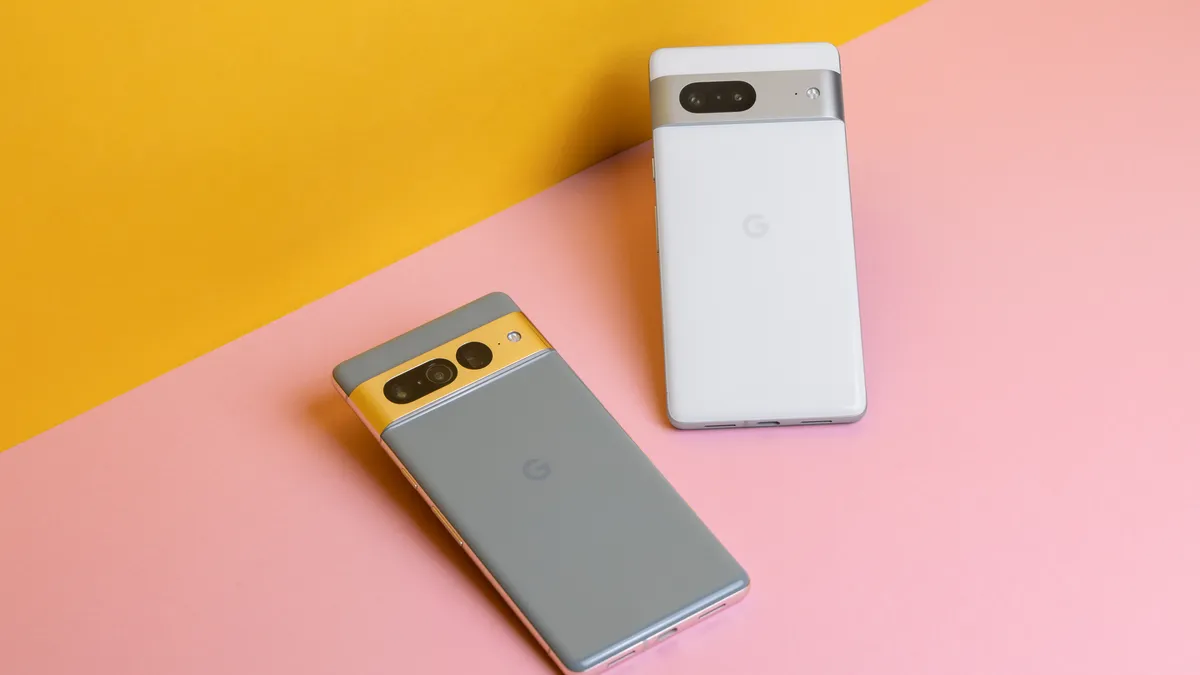 Kích thước Google Pixel 7 nhỏ hơn