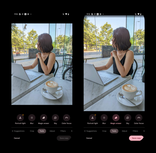 Có nhiều tính năng chụp hình trên điện thoại Pixel 6 Pro