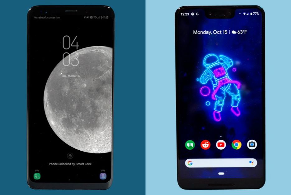 Samsung S9 đối đầu Google Pixel 3