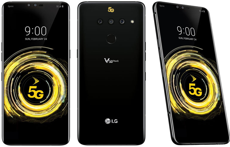 LG V50S có màn notch khiến thiết bị được mở rộng hơn