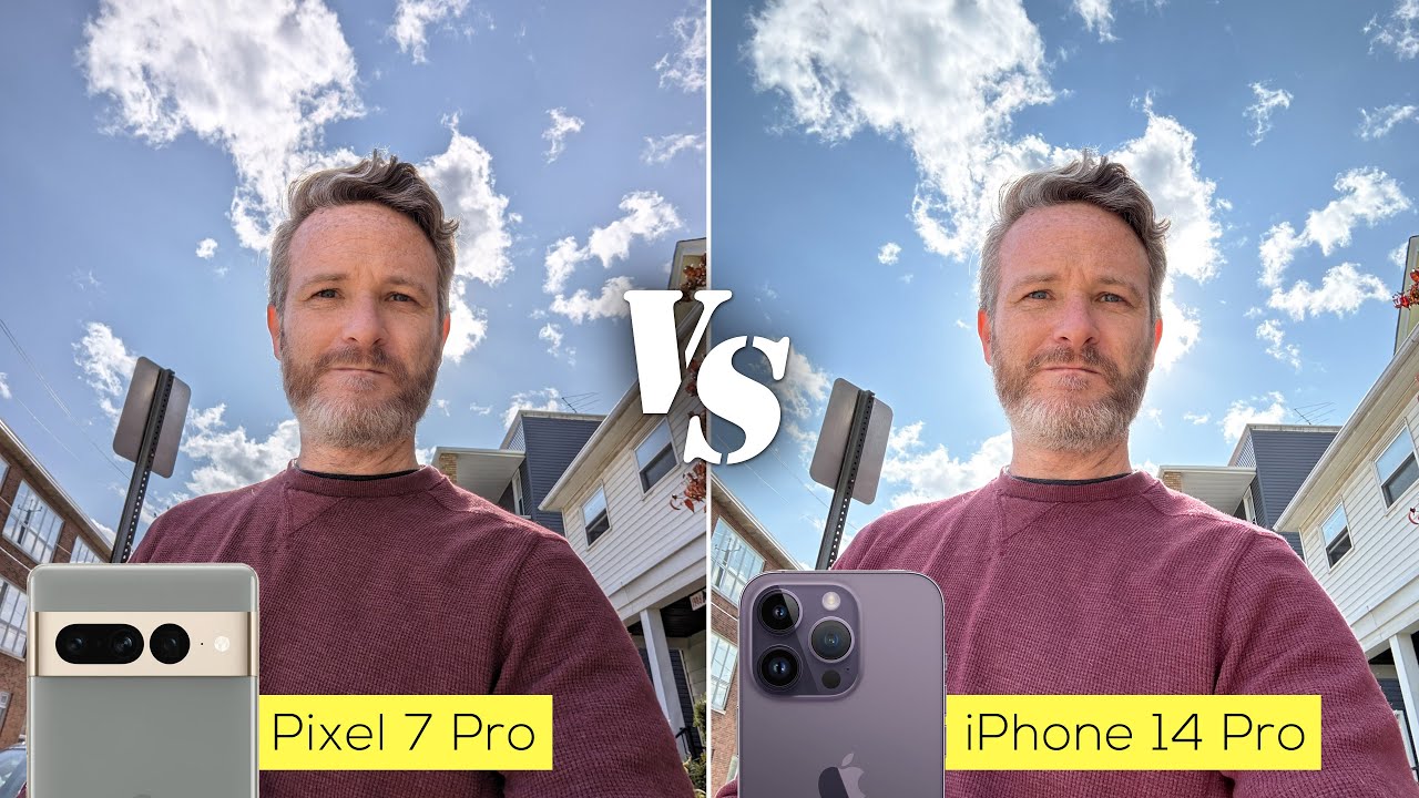 So sánh camera selfie ban ngày của Pixel 7 Pro và iPhone 14 Pro