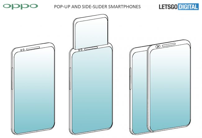 Bản vẽ mẫu điện thoại 2 màn hình của OPPO