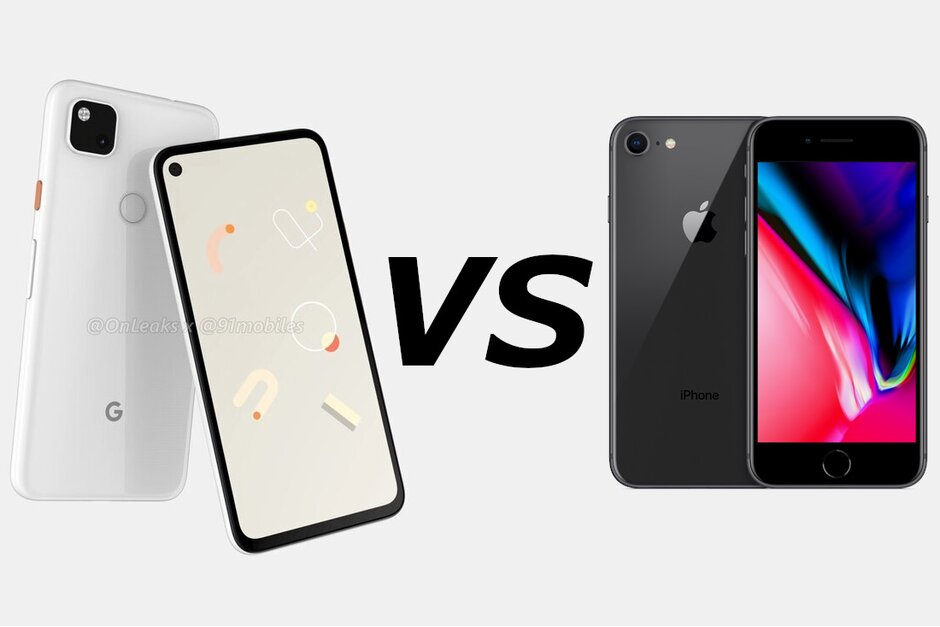 Thiết kế của hai siêu phẩm Google Pixel 4a và iPhone 9