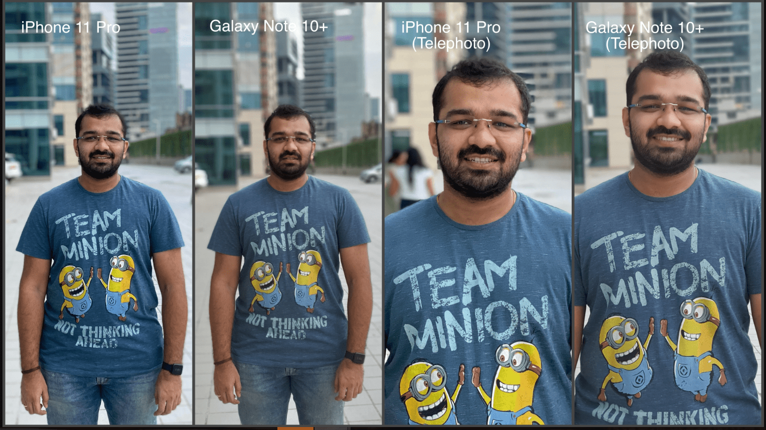 Camera iPhone 11 Pro vs Samsung Galaxy Note 10+: Chân dung