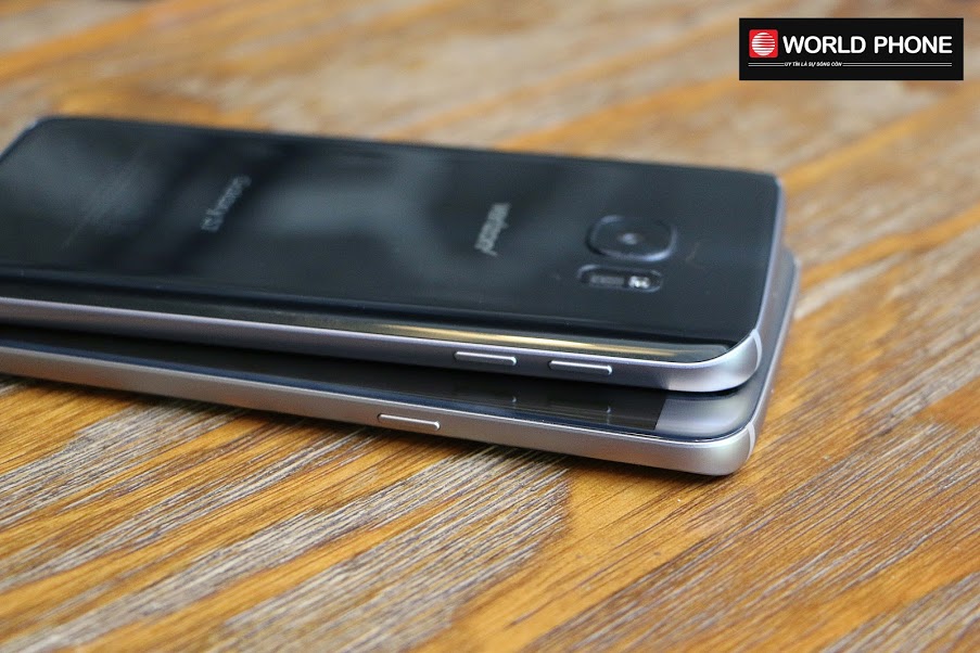 Các góc cạnh của Samsung S7 được bo cong mềm mại