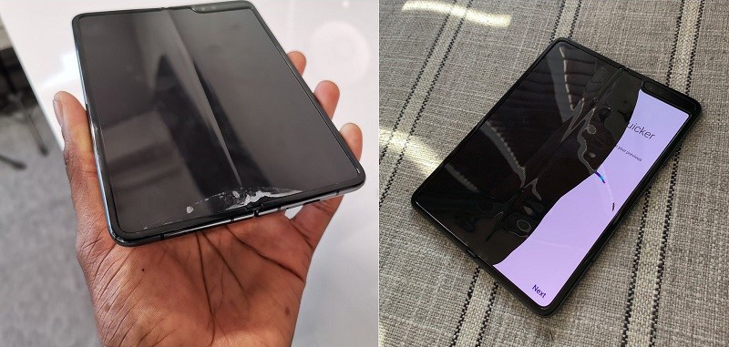 Samsung Galaxy Fold "bất tỉnh" ngay sau khi bóc miếng dán được cho là để bảo vệ màn hình