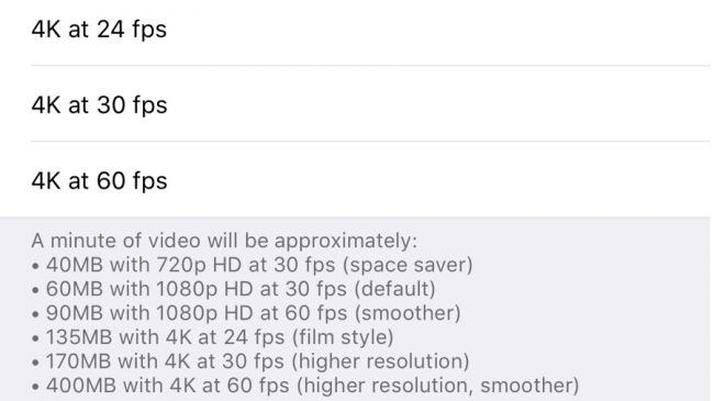 Quay video ở bất kỳ chất lượng nào