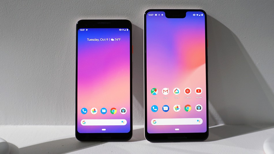 Thiết kế của Google Pixel 3 và Pixel 3 XL
