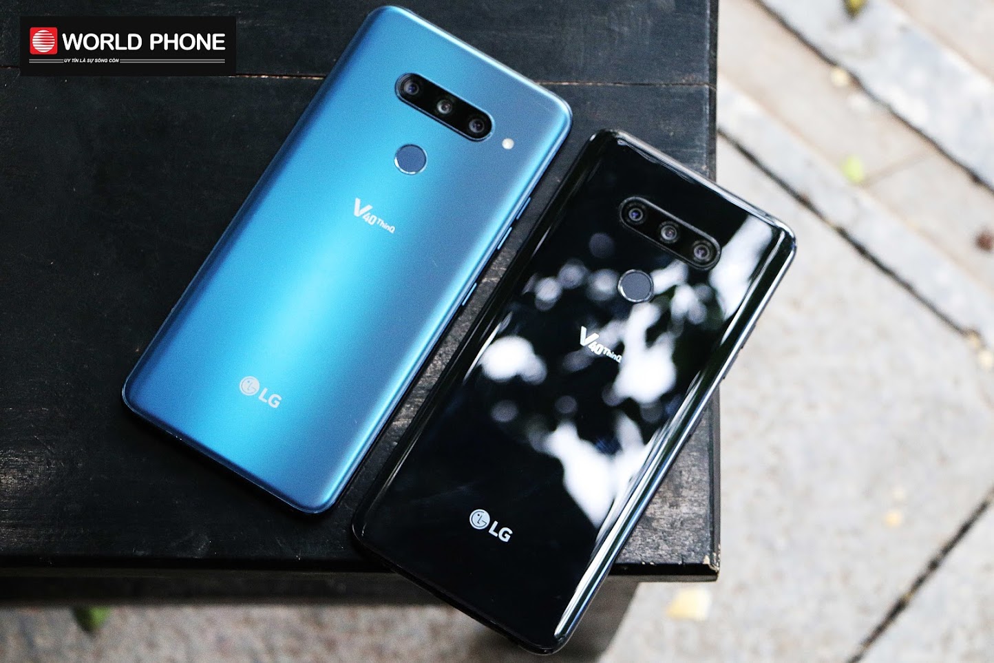 Điện thoại LG V40 với thiết kế bóng bẩy mượt mà