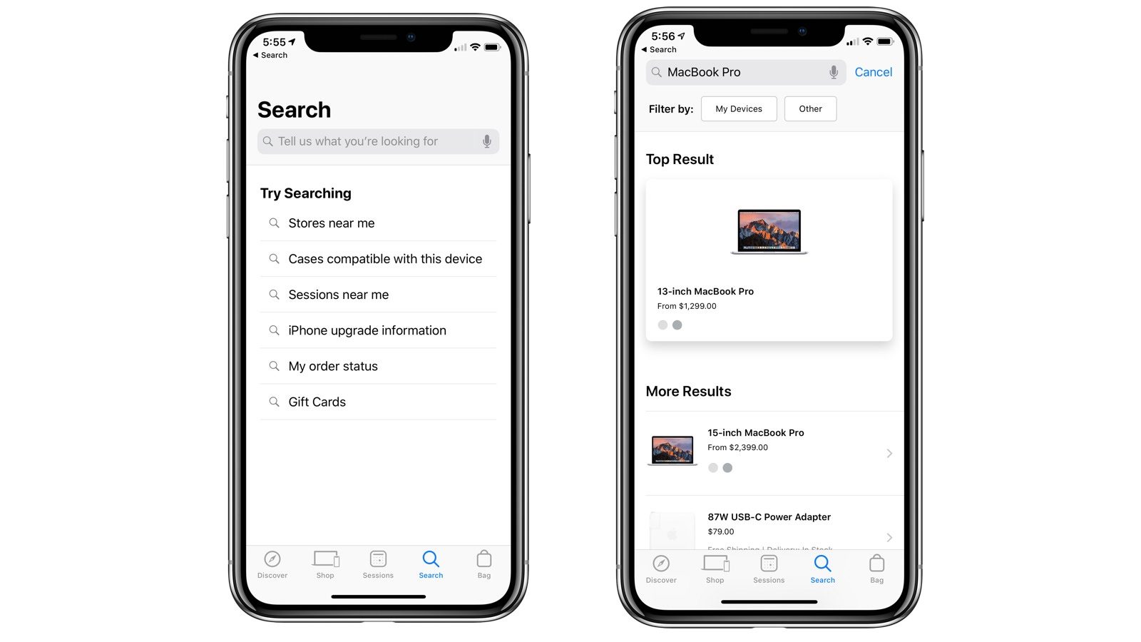 Dùng voice để tìm kiếm giúp tiết kiệm thời gian (ảnh: iphone8info.com)