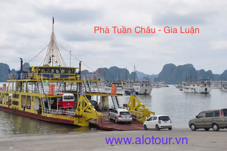 Giá vé Phà & Lịch chạy Phà Tuần Châu - Gia Luận (Cát Bà) 2015