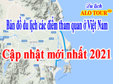 Bản đồ du lịch các điểm tham quan ở Việt Nam cập nhật mới nhất 2021