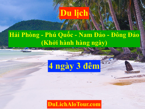 Tour du lịch Hải Phòng Phú Quốc 2020