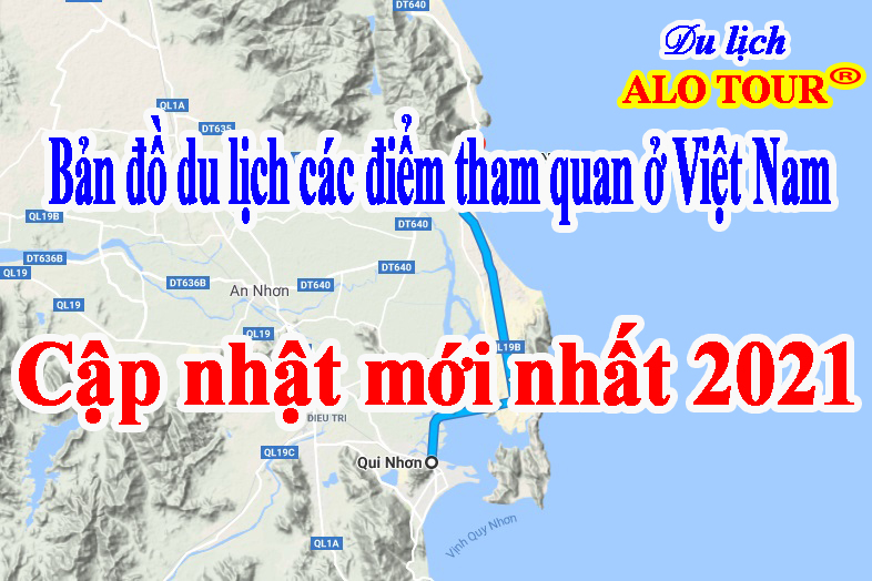 Bản đồ du lịch các điểm tham quan ở Việt Nam cập nhật mới nhất 2021