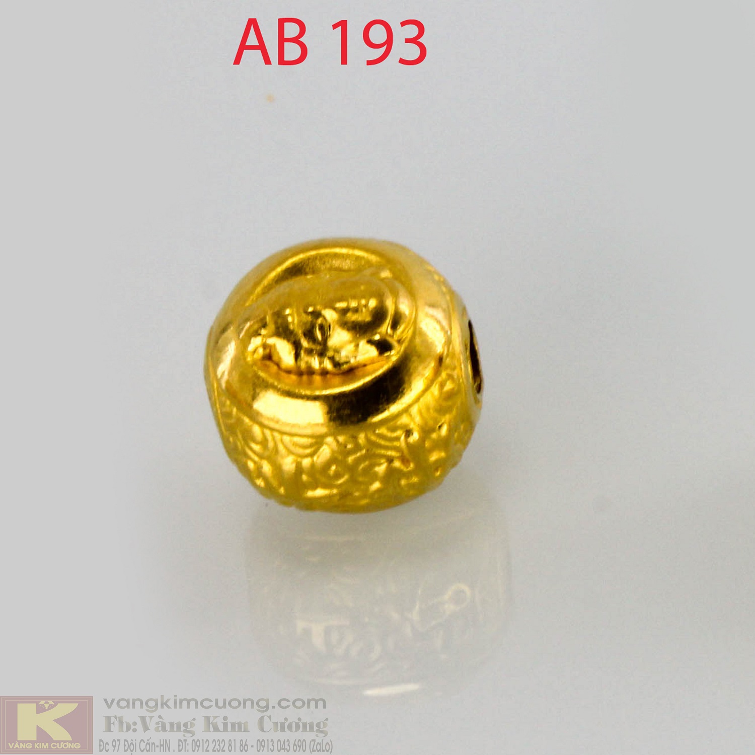 Charm cầu bình an 24k mã AB193