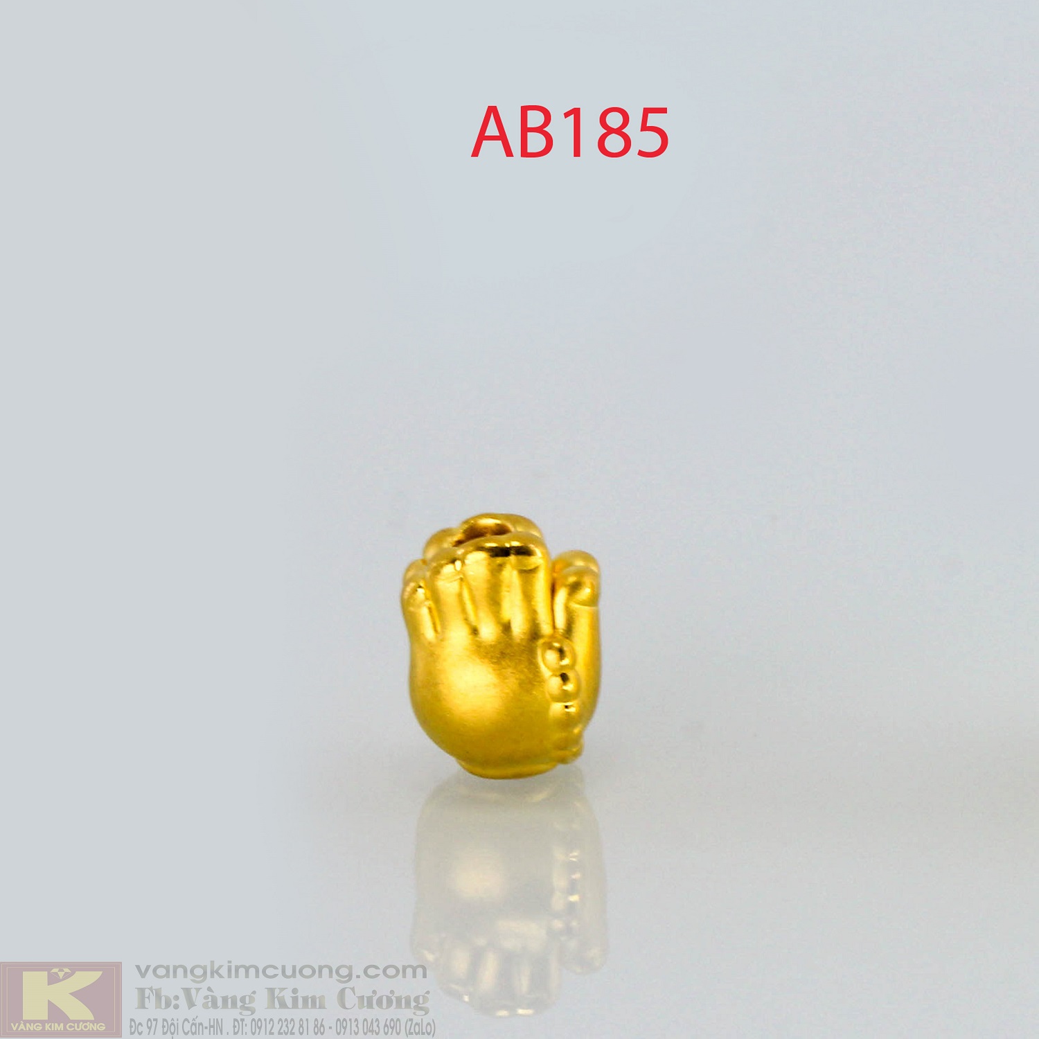 Charm cầu may 24k mã AB185