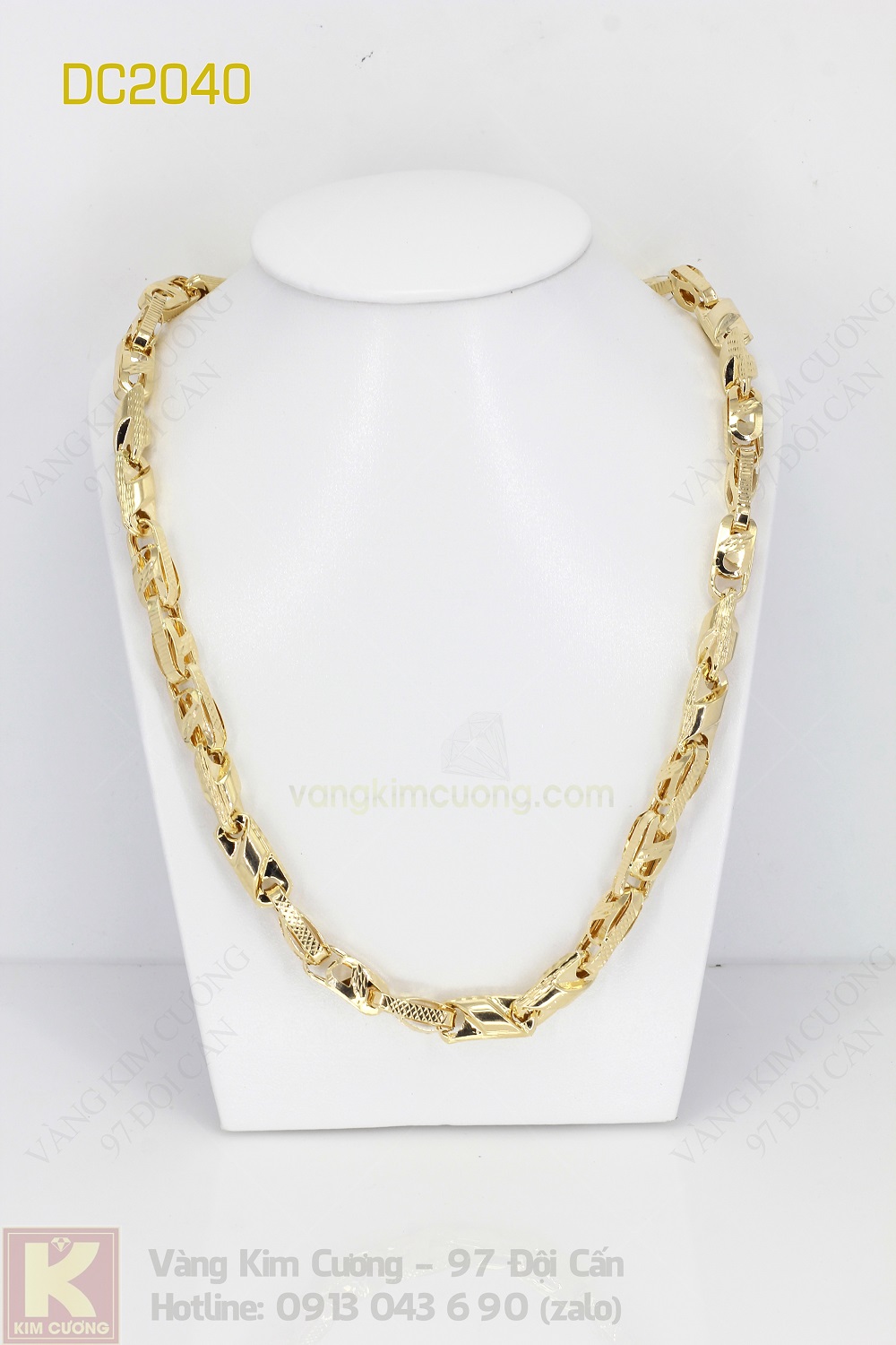 Dây chuyền nam 16k 3D DC2040