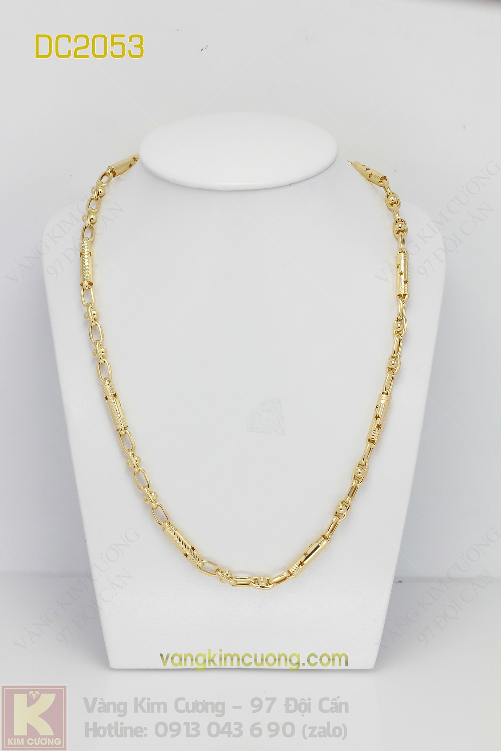 Dây chuyền nam 16k 3D DC2053