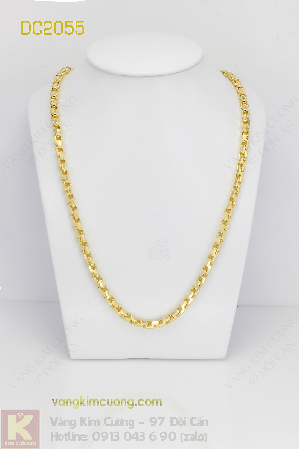 Dây chuyền nam 16k 3D DC2055