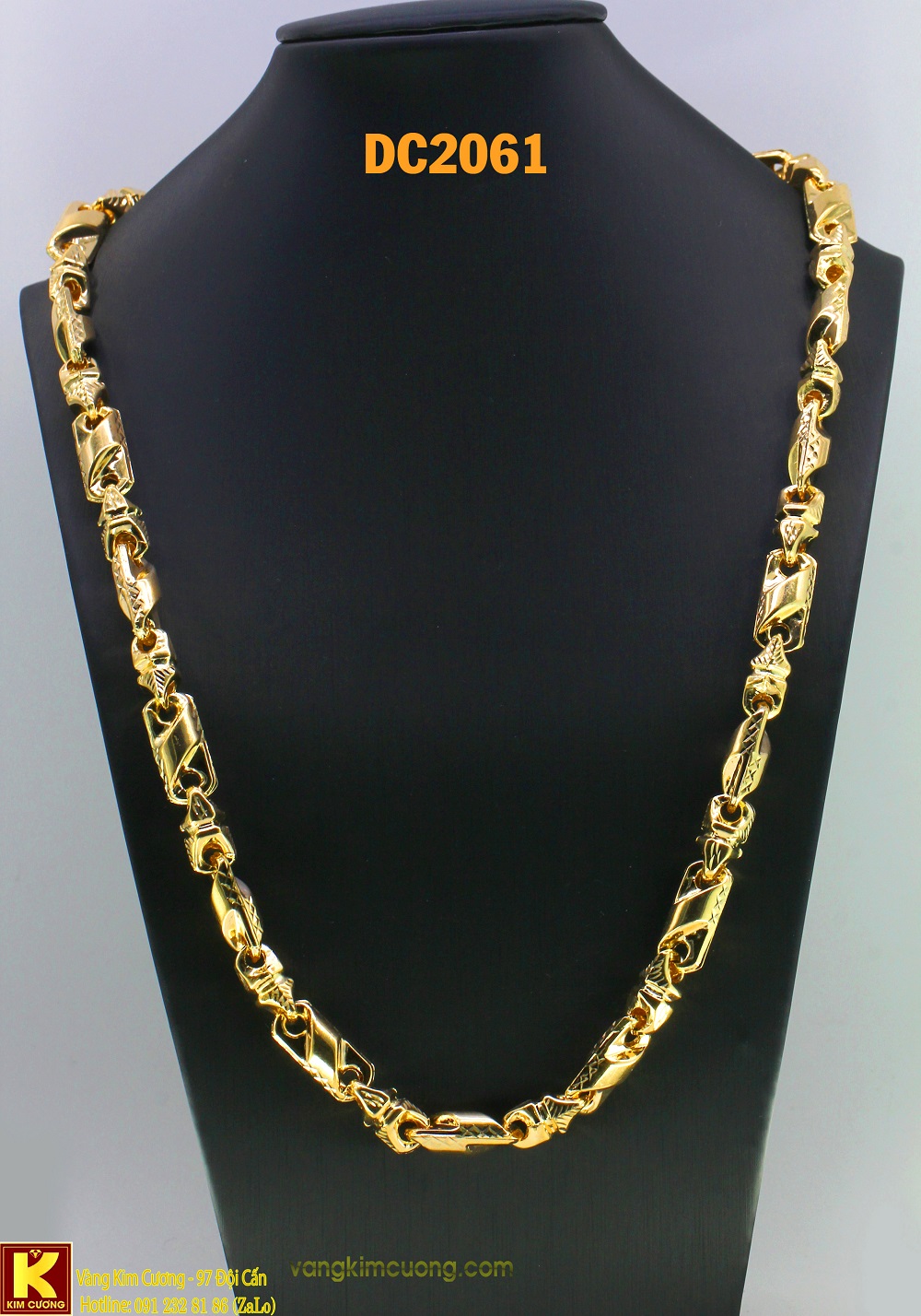 Dây chuyền nam 16k 3D DC2061