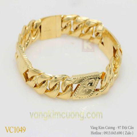 Lắc tay nam 16k 3D VC1049