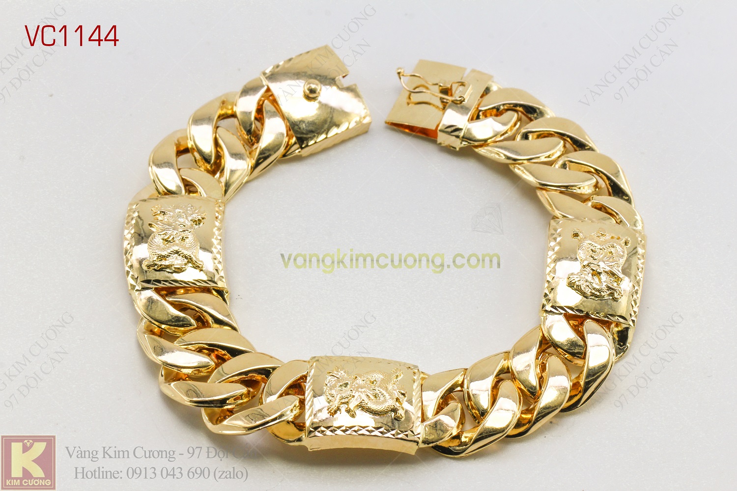 Lắc tay nam 16k 3D VC1144