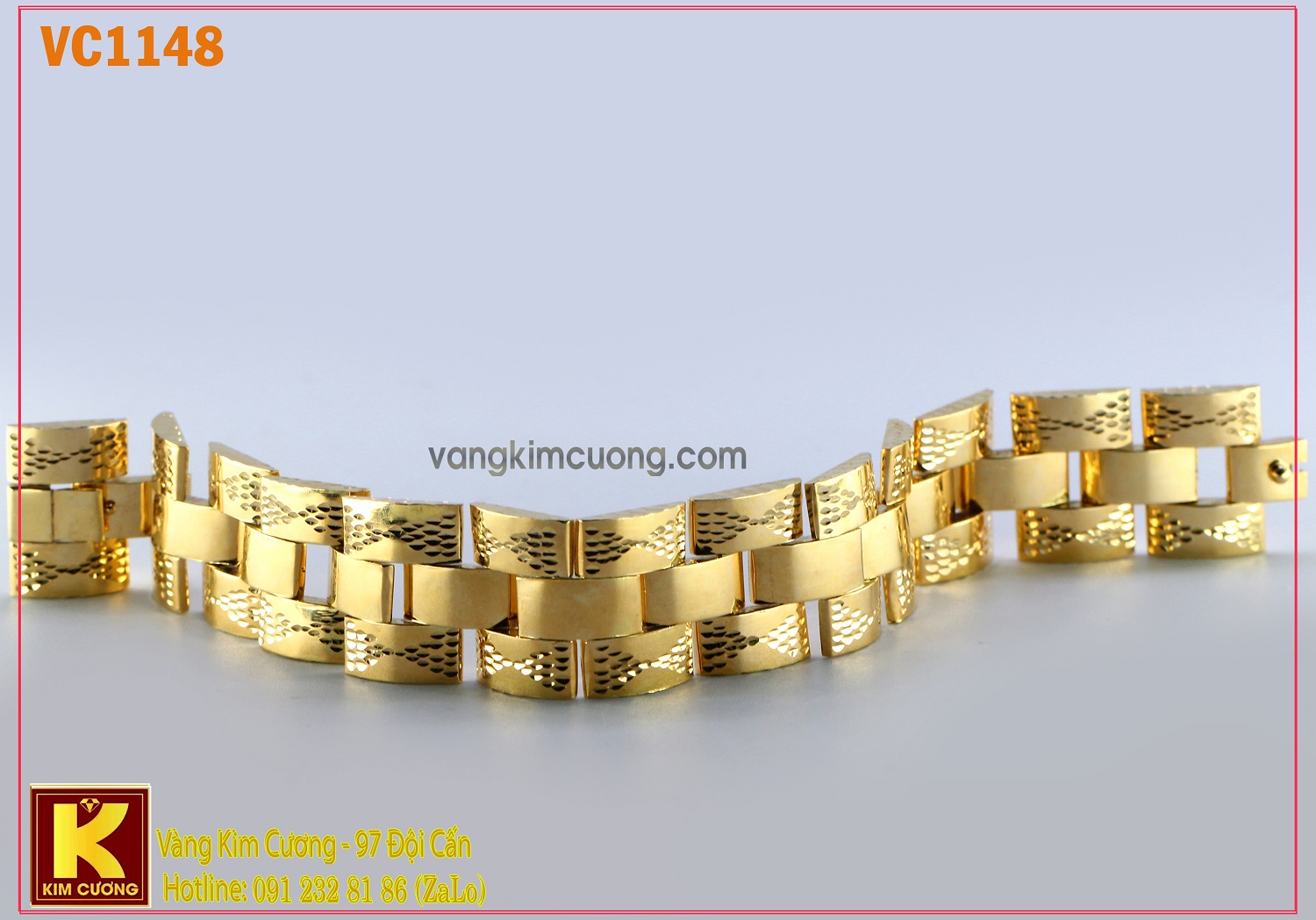 Lắc tay nam 16k 3D VC1148