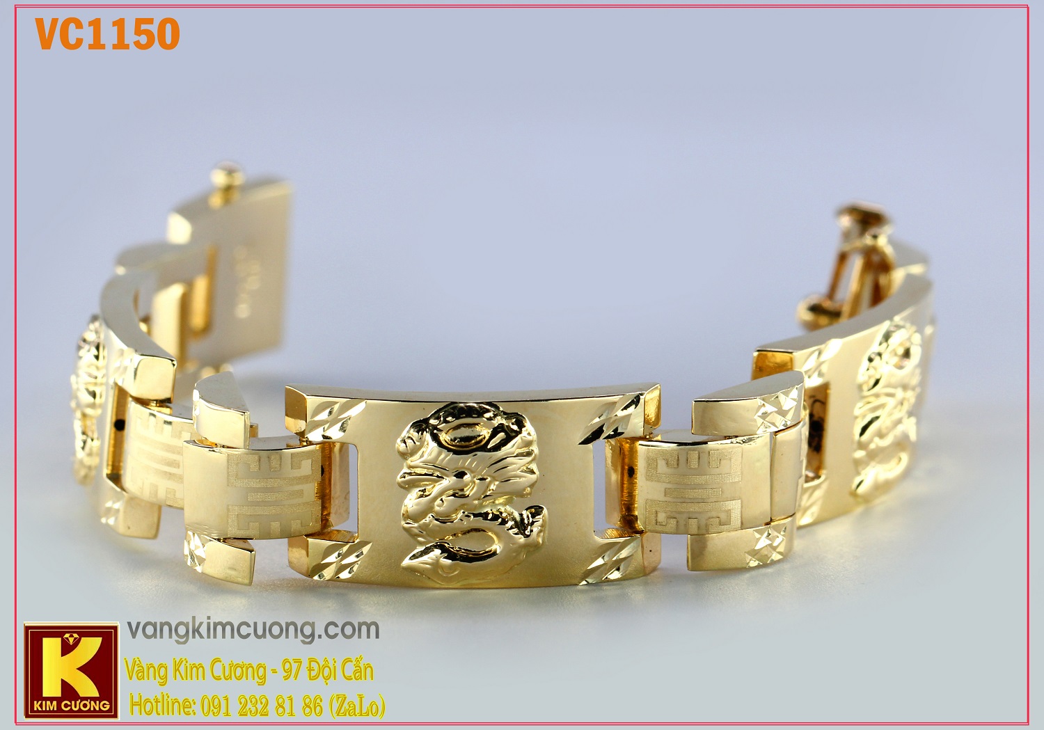 Lắc tay nam 16k 3D VC1150