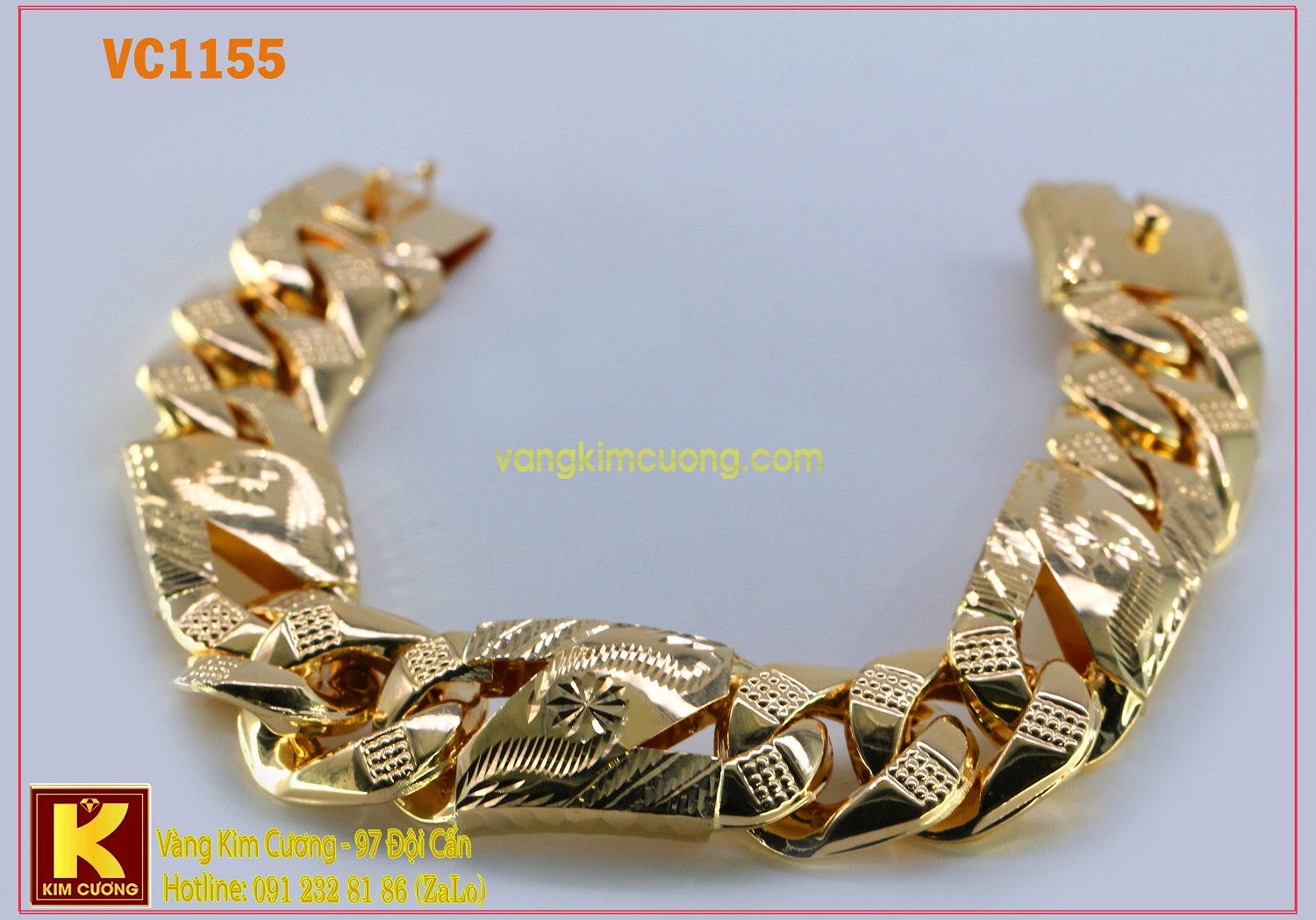 Lắc tay nam 16k 3D VC1155