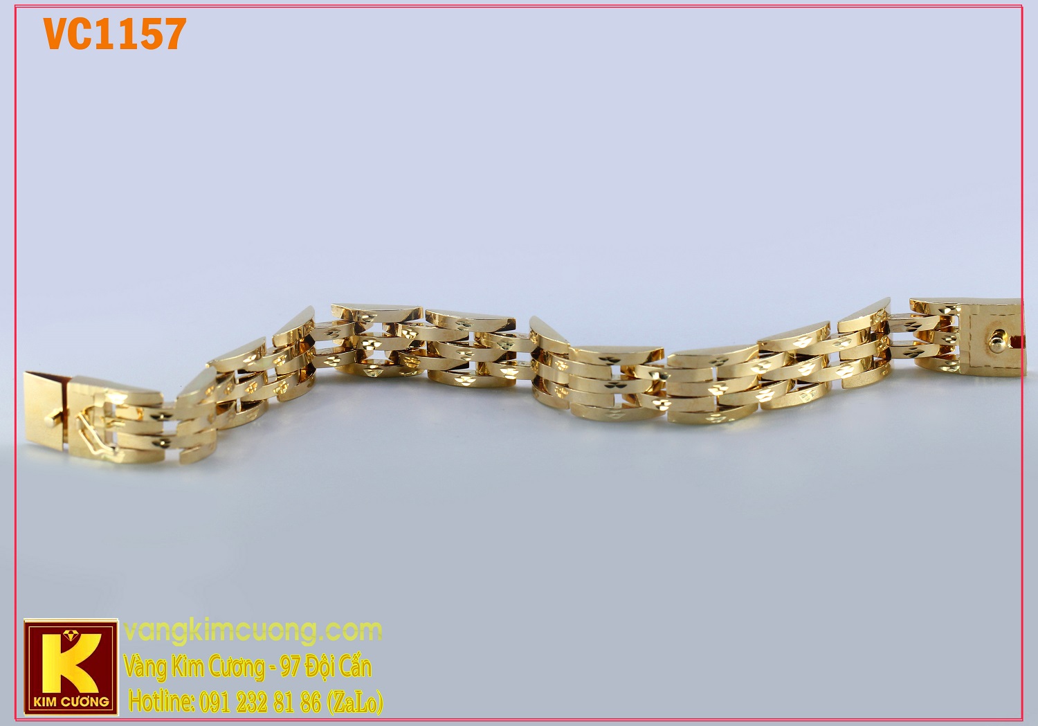 Lắc tay nam 16k 3D VC1157