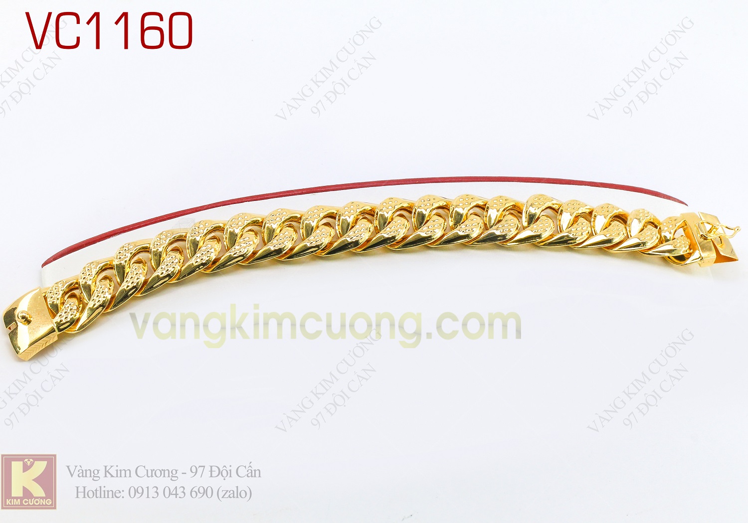 Lắc tay nam 16k 3D VC1160