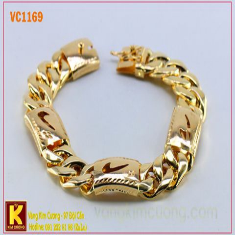 Lắc tay nam 16k 3D VC1169