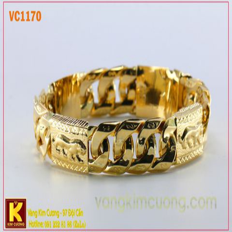 Lắc tay nam 16k 3D VC1170