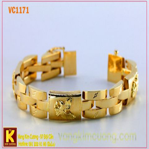 Lắc tay nam 16k 3D VC1171