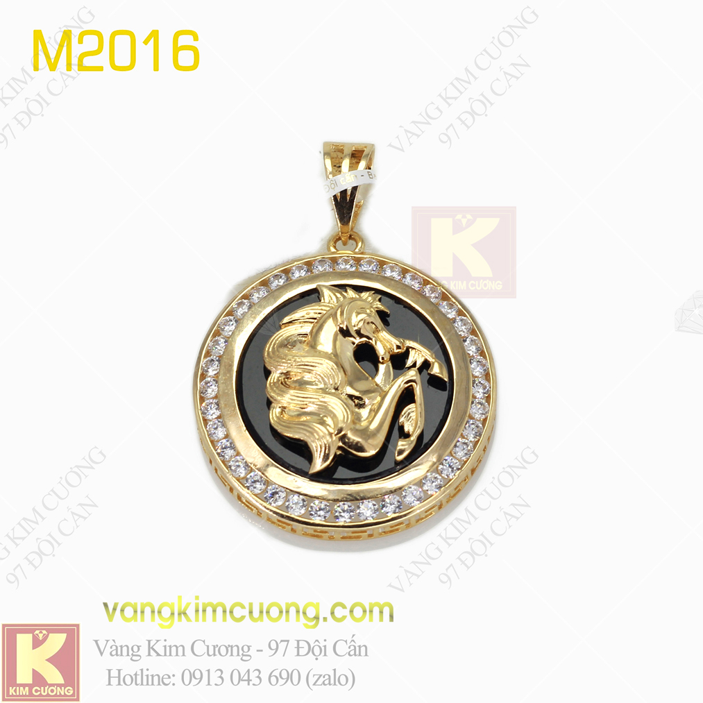 Mặt dây nam vàng 16k M2016