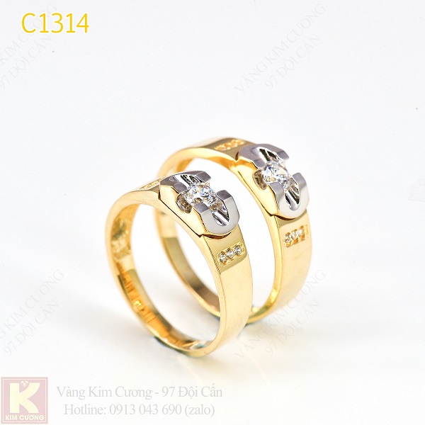 Nhẫn cưới vàng C1314