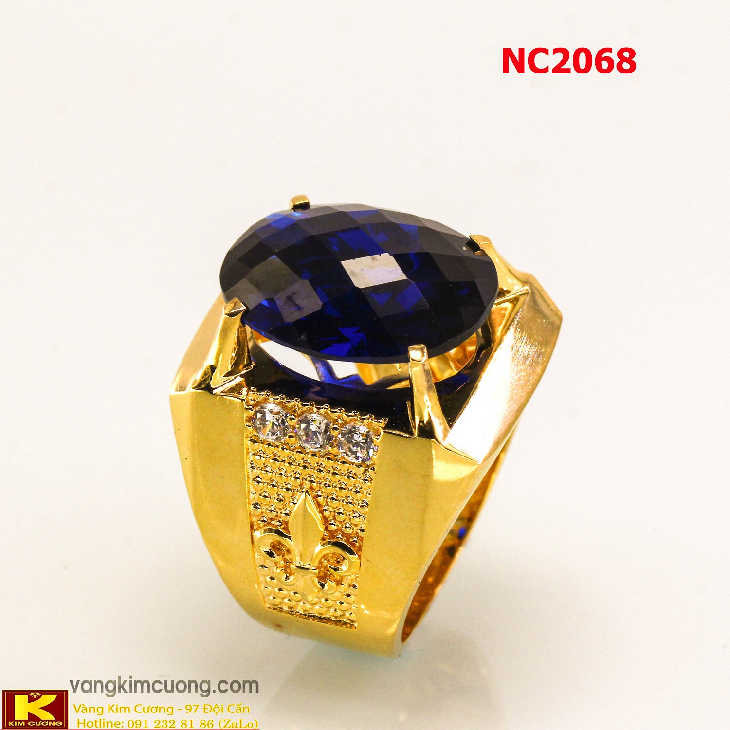 Nhẫn nam đá quý phong thủy NC2068