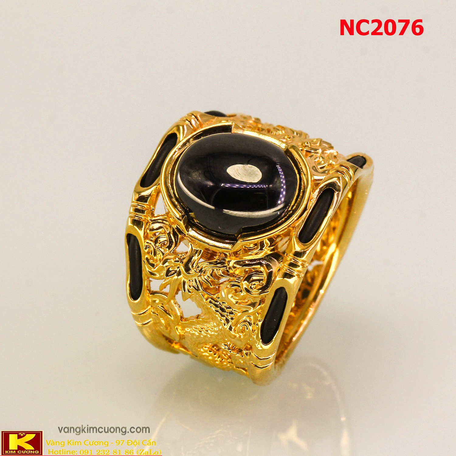 Nhẫn nam đá quý phong thủy NC2076