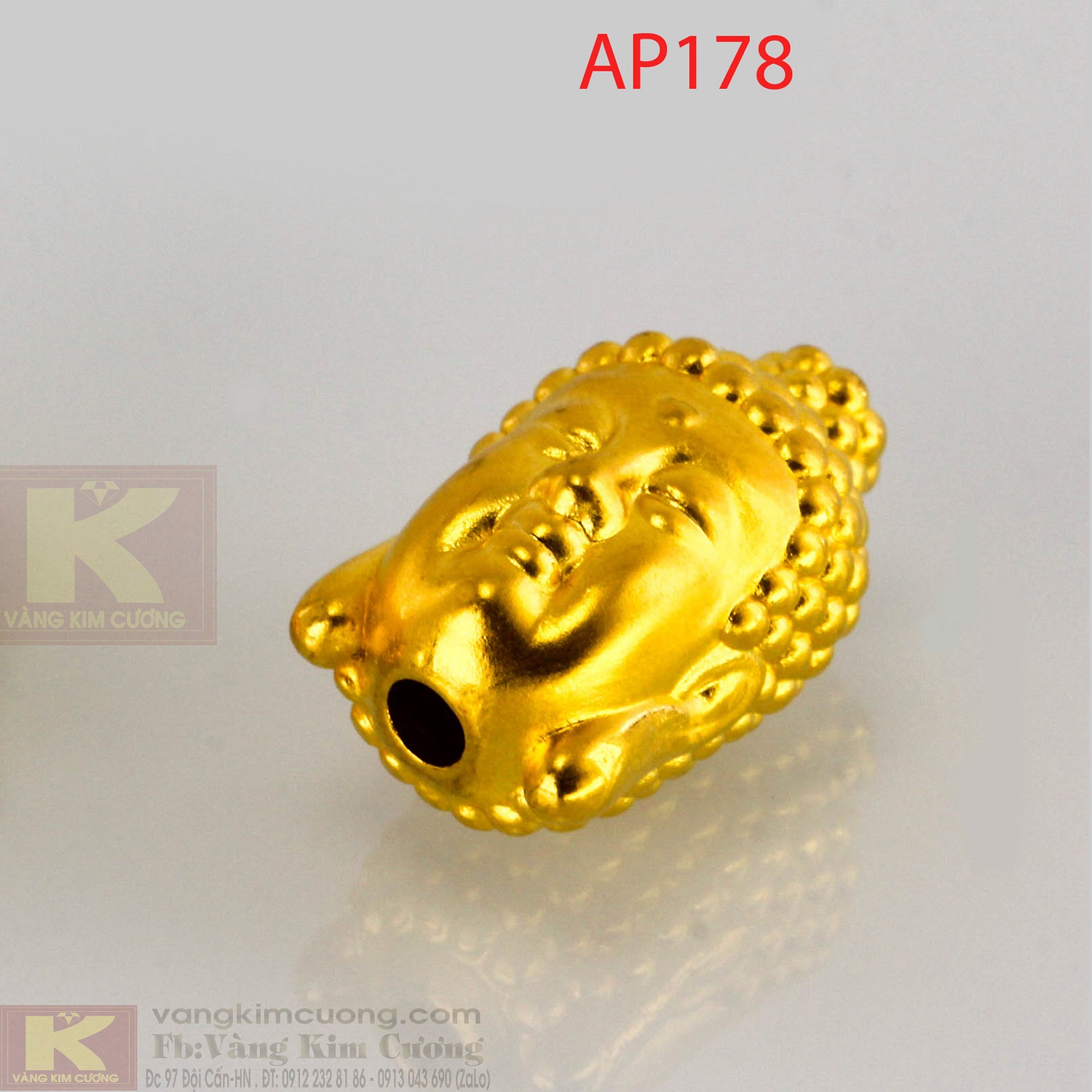 Charm Phật tông vàng 24k mã AP178