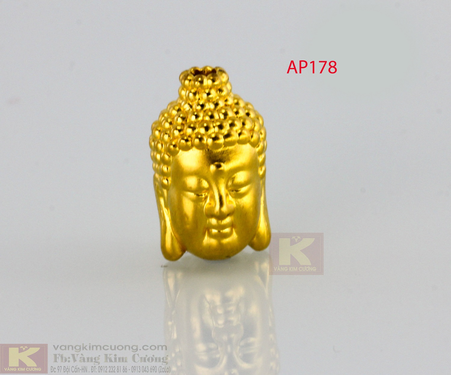 Charm Phật tông vàng 24k mã AP178