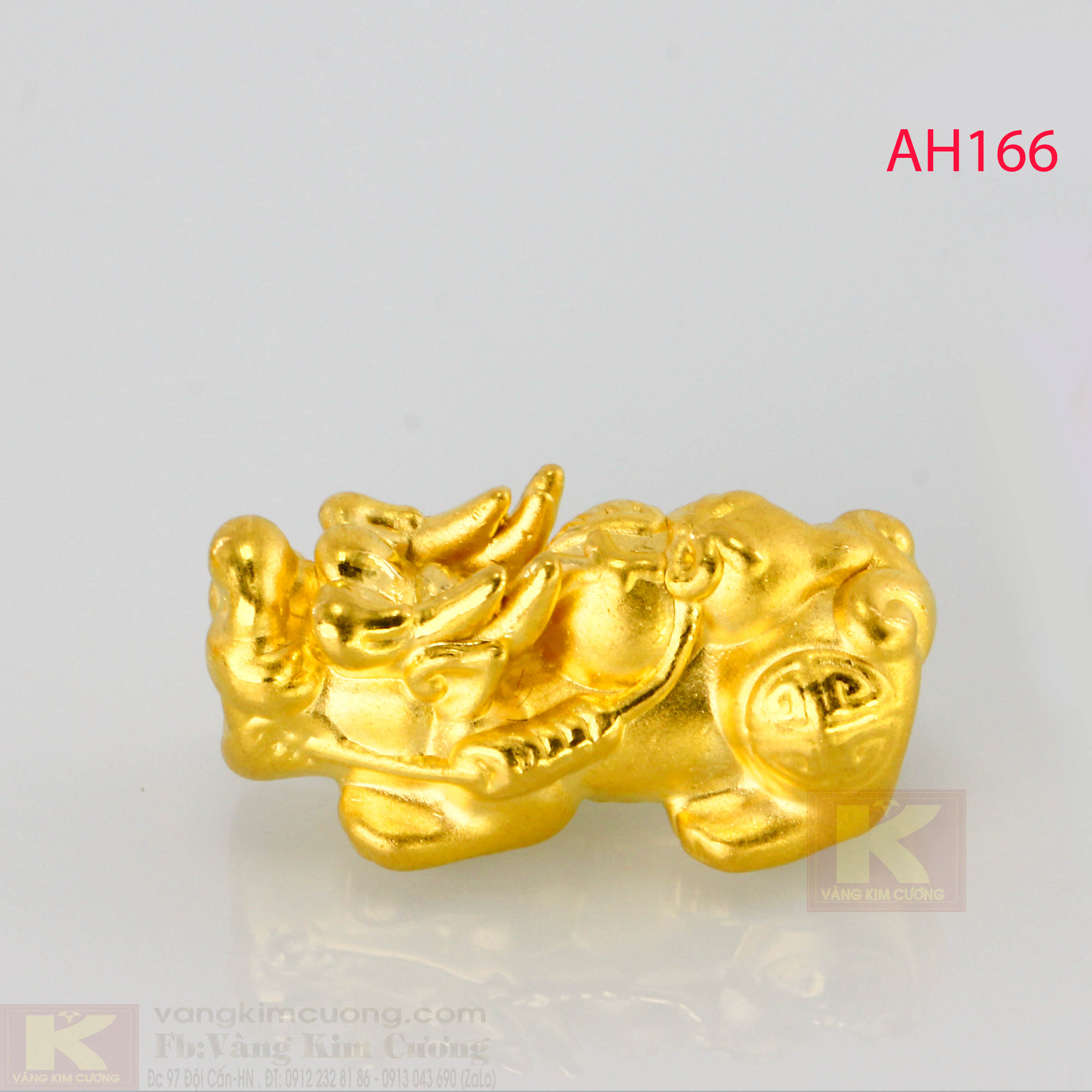 Tỳ hưu vàng 24k AH166