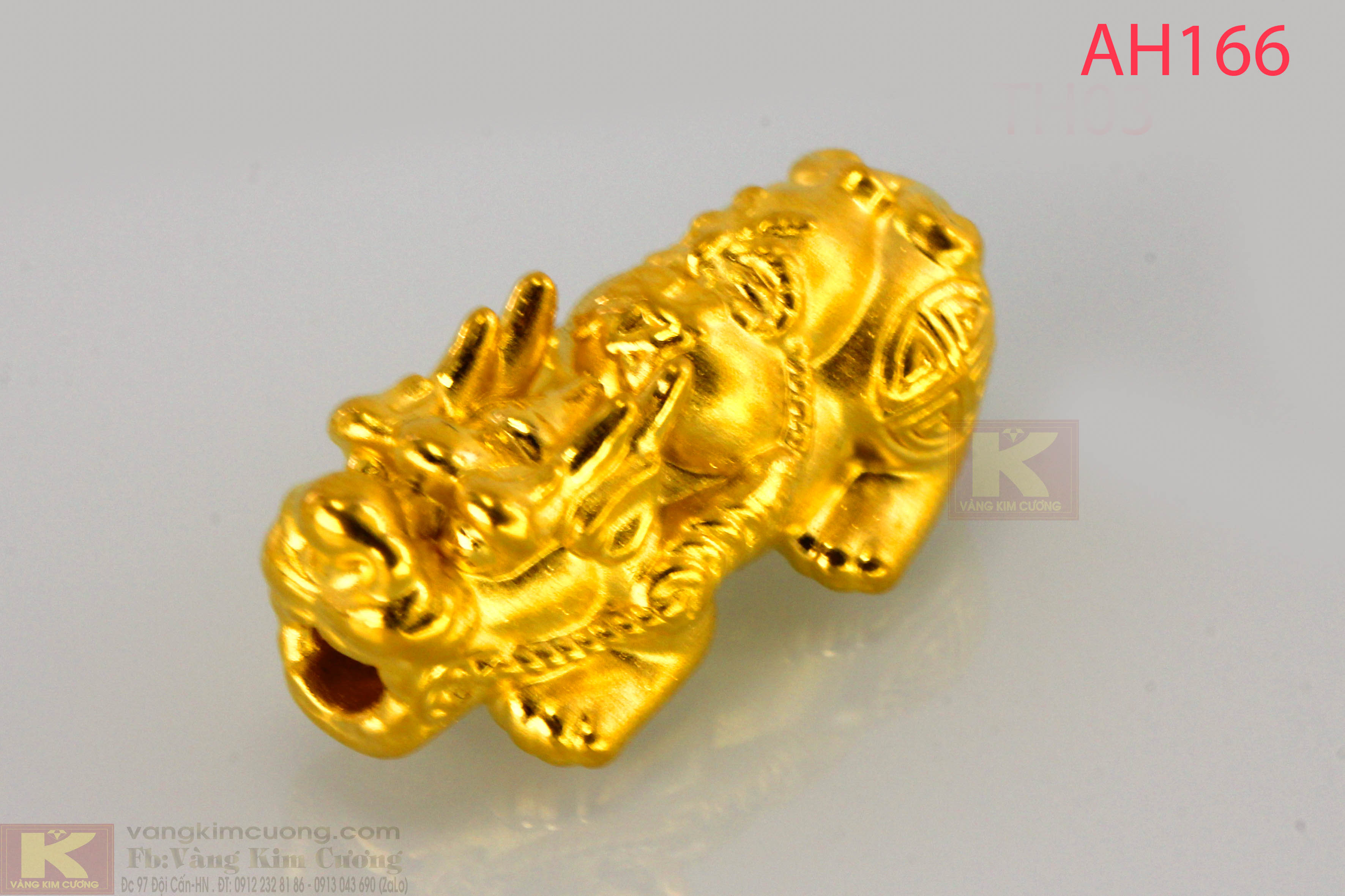 Tỳ hưu vàng 24k AH166