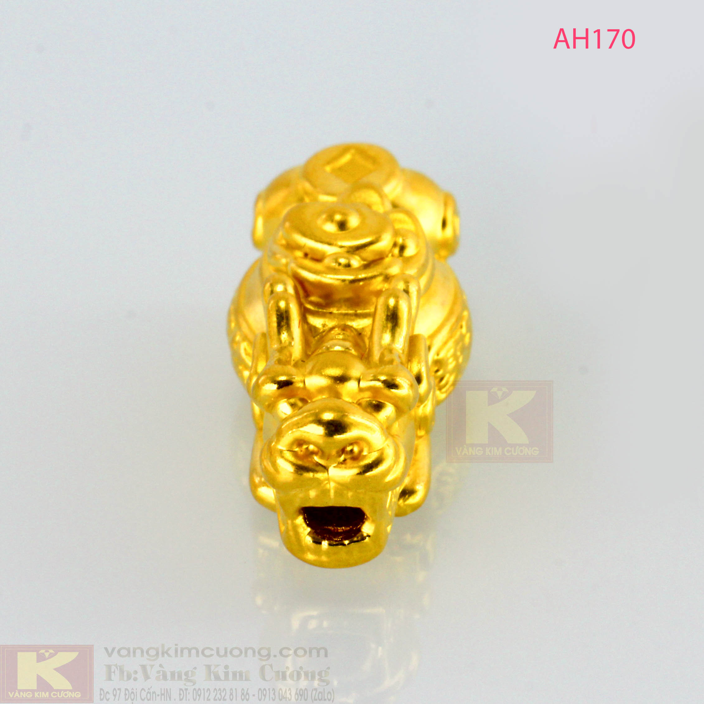 Tỳ Hưu tích tài lộc vàng 24k mã AH170