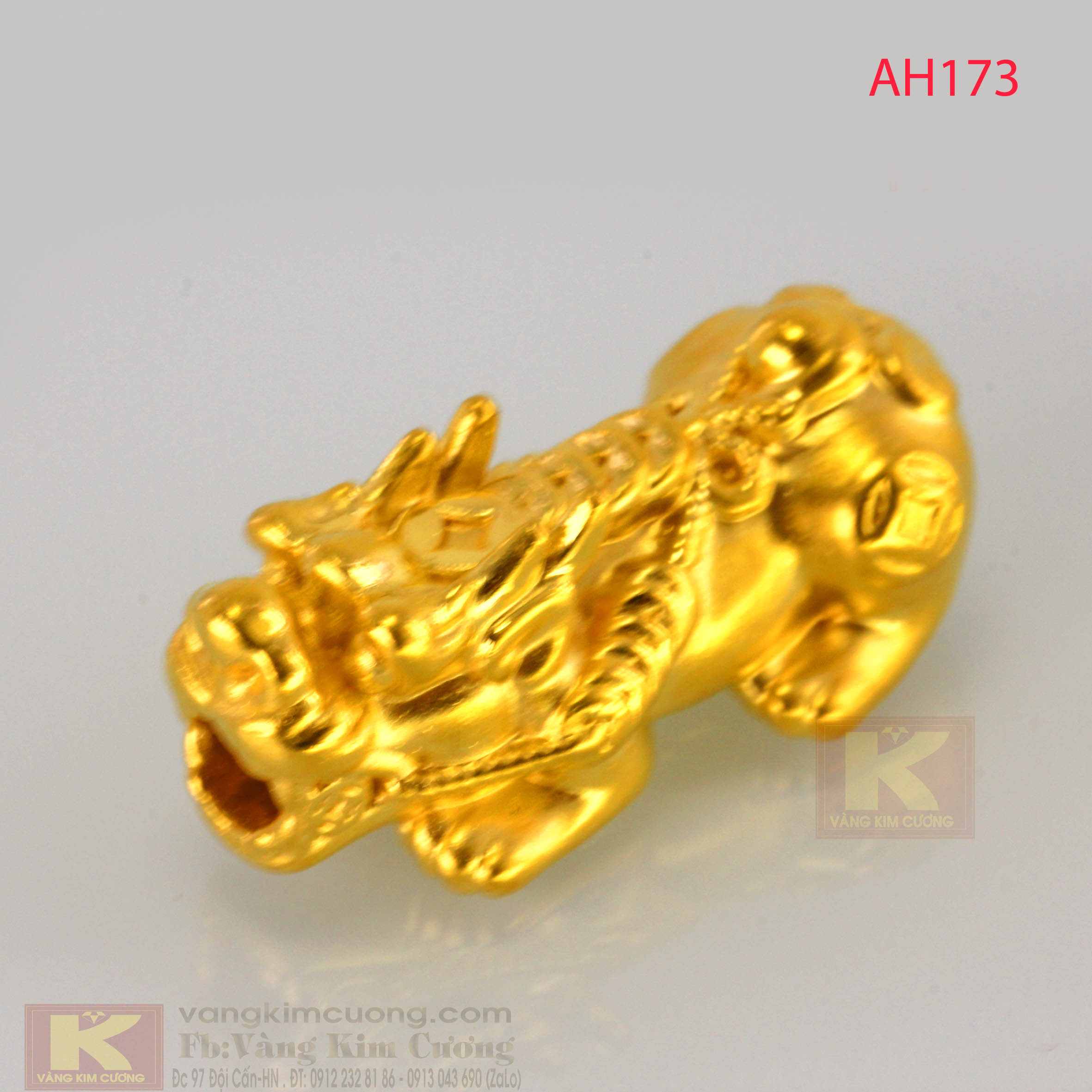 Tỳ hưu vàng 24k mã AH173