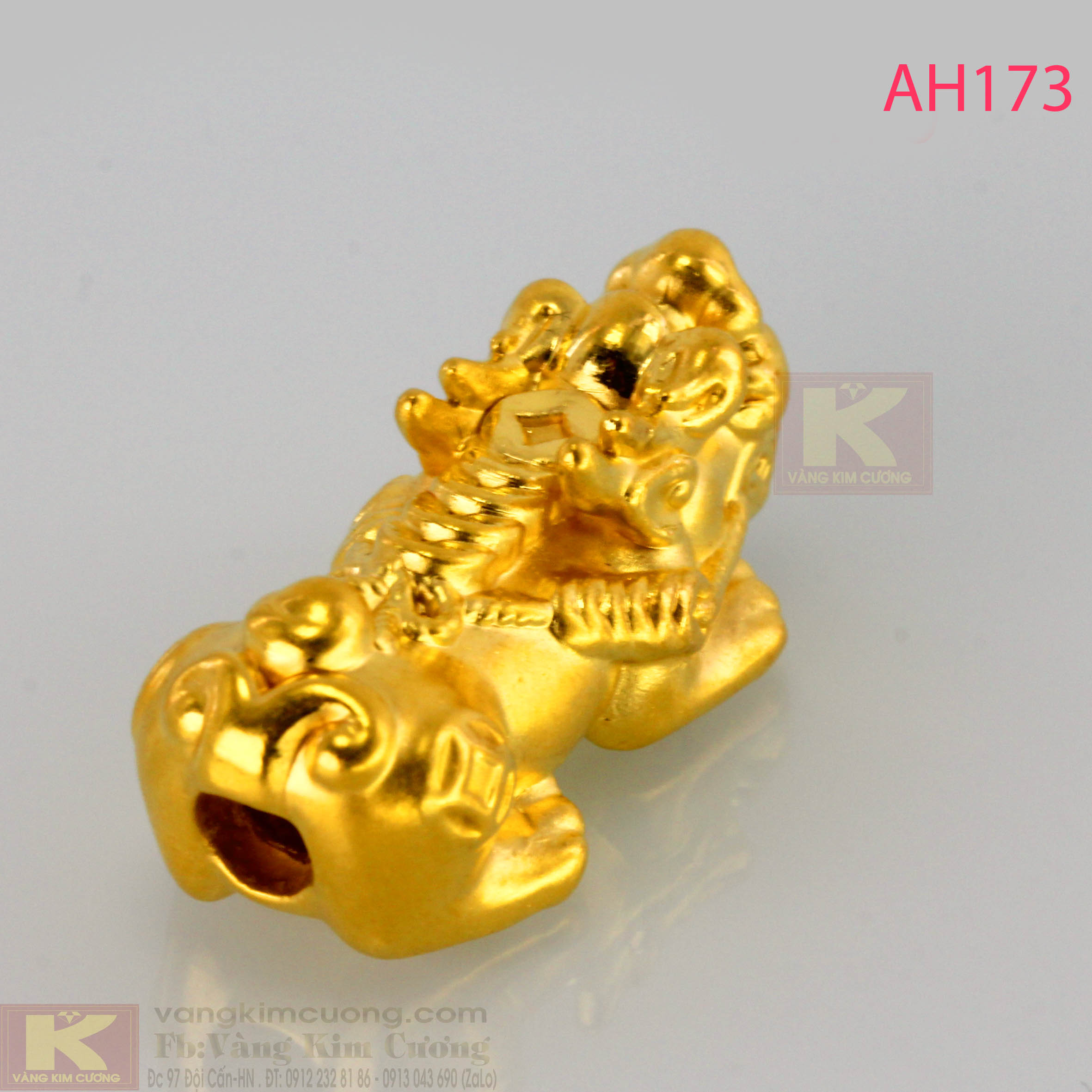 Tỳ hưu vàng 24k mã AH173