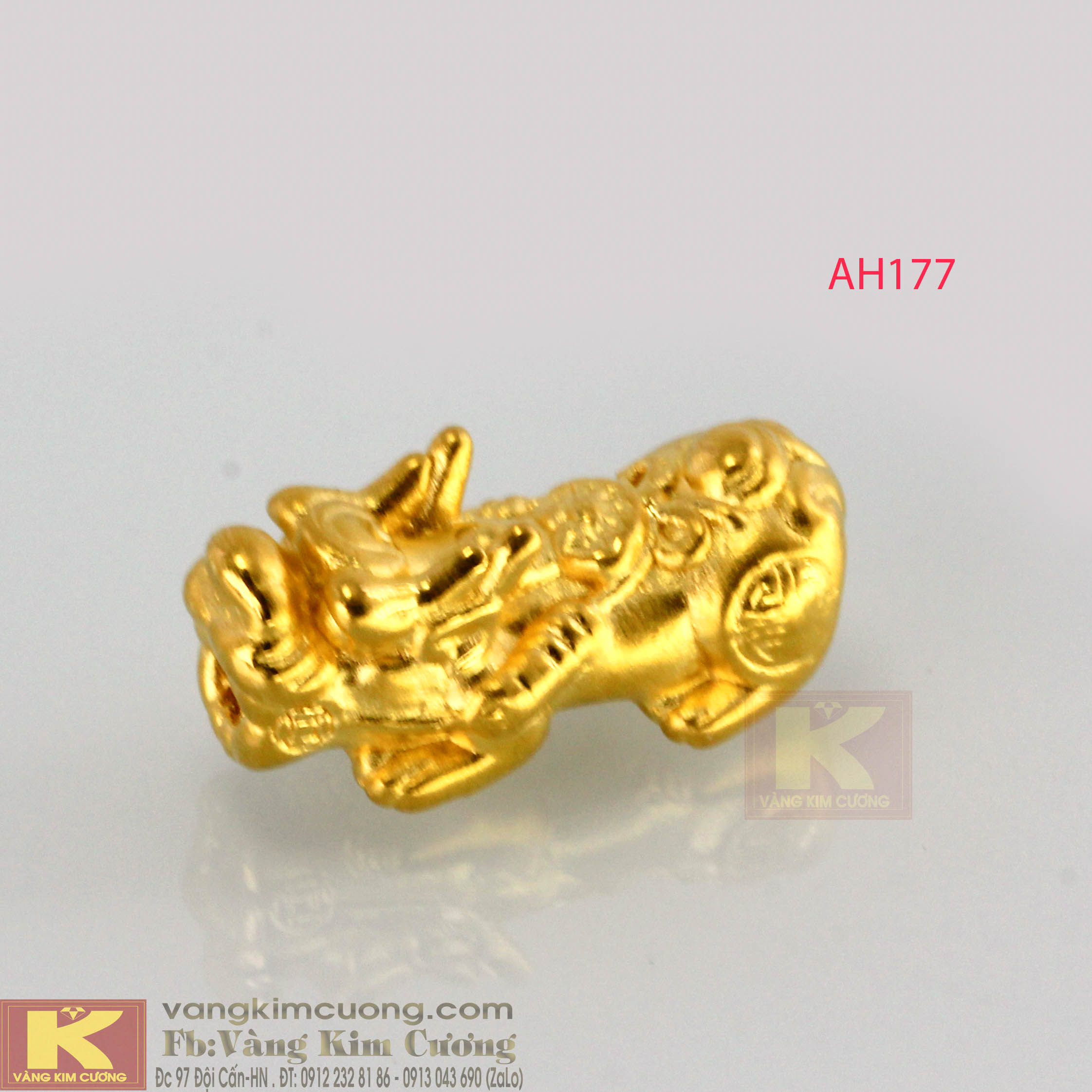 Tỳ hưu vàng 24k mã AH177